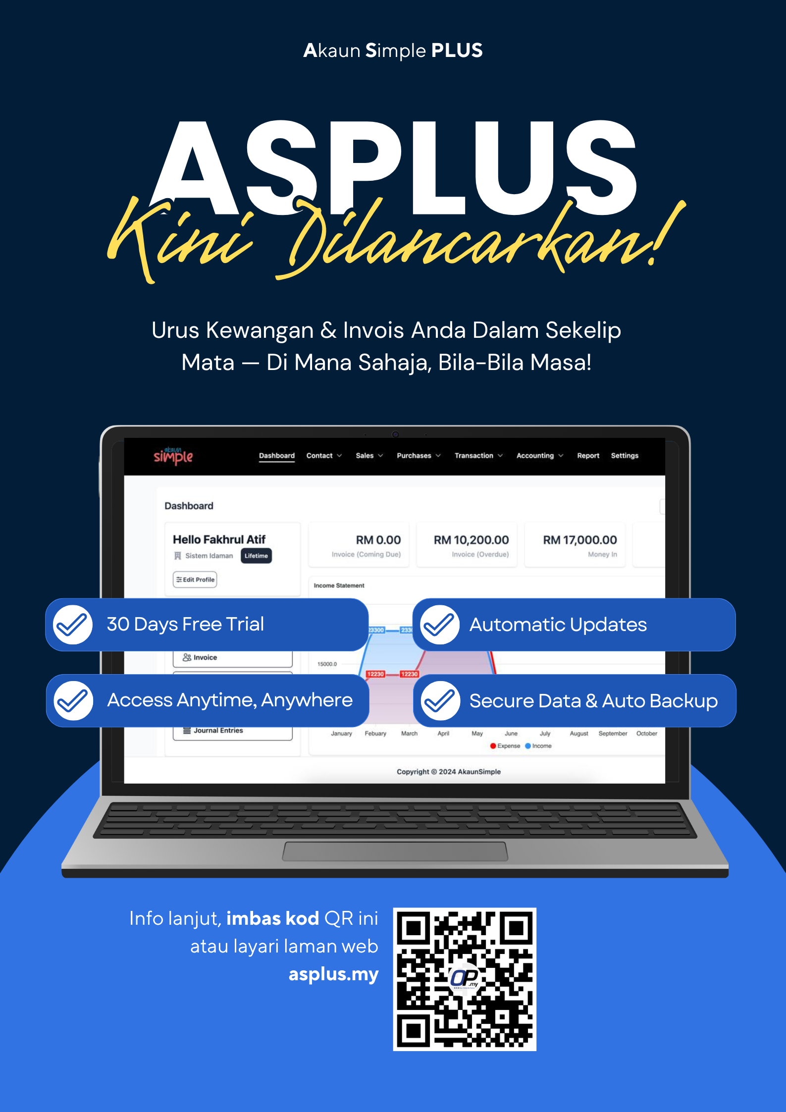 Bonus page – Akaun Simple